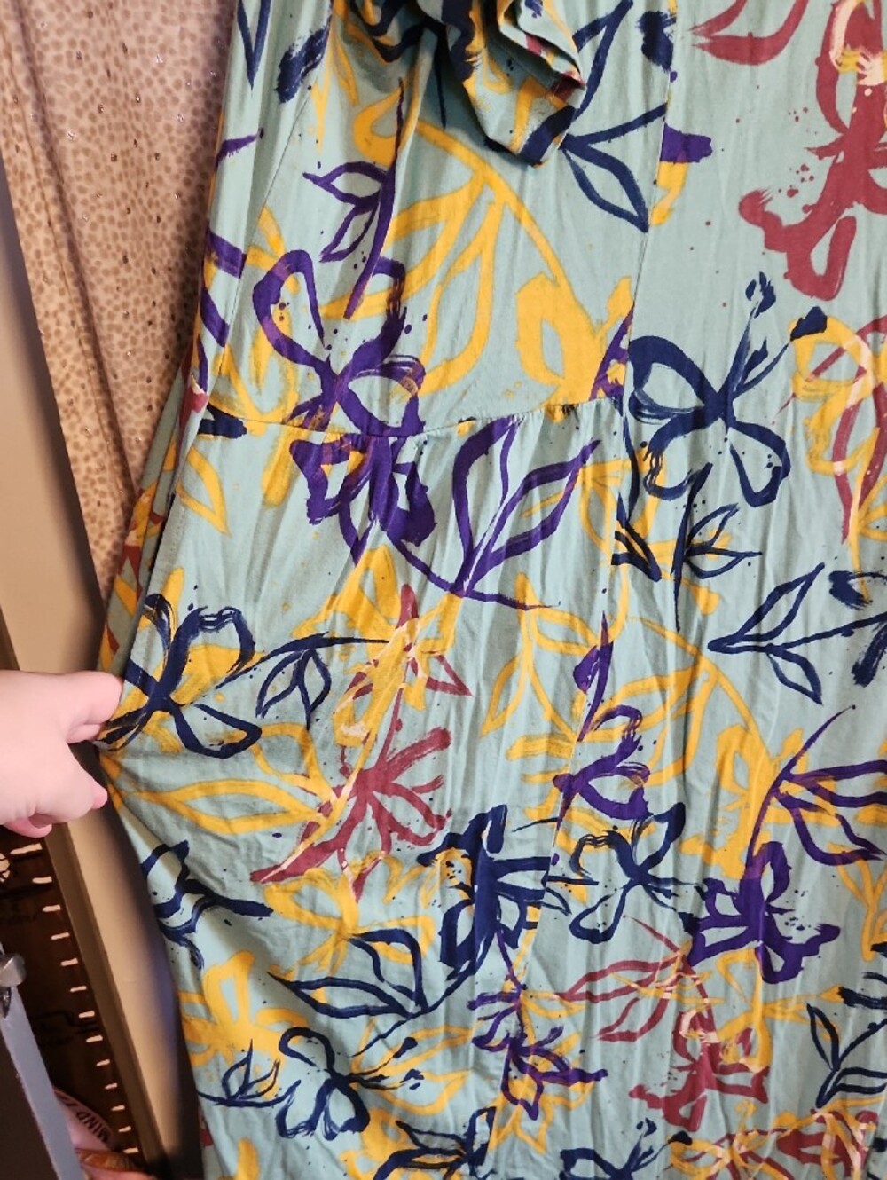 LOGO by Lori Goldstein Floral Midi Dress - Picture 6 of 8